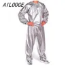 Ailooge Fitness wasserdichte PVC-Schweißsauna-Anzüge für Hochleistungs-Gewichtsverlust Anti-Rip X0610