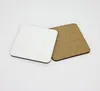 DIY Sublimação Sundries Coaster Em Branco Madeira Isolada Cup Cup Mat MDF Publicidade Promoção Promoção Semi-acabado Esteiras