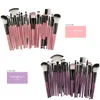 25pcs Foundation Makeup Brush Professional Make Up Brushes Set brocha de maquillaje Kit DHL spedizione gratuita