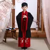 Ensembles de vêtements garçon Hanfu Robe Costumes traditionnels chinois ancien rétro Tang année costume danse Cheongsam Kimono enfant en bas âge tissu