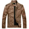 Męskie skórzane kurtki marki skórzana kurtka motocyklowa mężczyźni futro Jacket Jaqueta de Couro Masculina Mens skórzane płaszcze Jaqueta Couro 211222