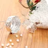 Décorations de noël boules en plastique transparentes 6cm, boules transparentes pour ornement d'arbre de noël, fête de mariage