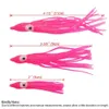 50 pieces Soft Lure Rubber Squid Skirts Octopus Saltwater Fishing Bait Tuna Sailfish Baits Mix Colors Fit for Crank Hook 2106225484074