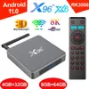 X96 X6 Android TV Box 8GB 128GB 4G32G RK3566 Quad Core Smart Media Player 2.4g 5g 2t2r WiFi Aluminum LigoLa Android1