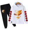 Boys Sweatshirt New Cartoon Baby Cotton Tops Autumn Clothing Toddler Fashion Sweatshirt Pants Sets 3-14 Years Children Clothes Y220310