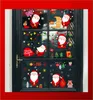 Buon Natale Adorabile Babbo Natale Windows Glass Sticker Festival Decorazione domestica Adesivi statici personalizzati per finestre di Natale