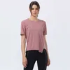 Yoga Kurzarm T-shirt Mesh Spleißen Schnell Trocknend Atmungsaktive Lauf Fitness Gym Kleidung Frauen Sport Top