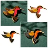 Pins, broches H: Hyde Animal Woodpecker Sieraden Dames Emaille Legering Broche Pins Levensechte Pecker Bird Badge Fashion Gift