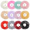 Nette 12 Farben Neue INS Mädchen Scrunchies Elastische Haarbänder Pferdeschwanz Halter Blume Haarband Seil Frauen Haar Zubehör