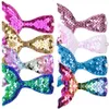 Women Girls Laser Sequin Fish Tail Barrettes Sweet Headband Mermaid Ornament Duckbill Clips Hairpins Fashion Hair Accessories 20 pcs