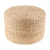 Cushion/Decorative Pillow Rustic Floor Cushion Straw Pouf Seat Meditation Home Decor Household Buckwheat For Lounge