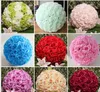 Free shipping 12 Inch Wedding silk Pomander Kissing Ball flower ball decorate flower artificial flower for wedding garden market