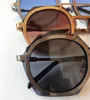 Óculos de sol de moda rodada moldura de metal polígono lente design exclusivo estilo popular ao ar livre uv400 óculos protetores de qualidade superior