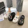 Scarpe da spiaggia Donna New Casual Rainbow Garden Sandali antiscivolo Slip On Girl Fashion Slides Outdoor Y0714