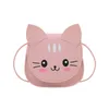 Cartoon Cute Cat Children's Mini Shoulder Bags Baby Girls Fashion Accessory Coin Purse Handbags Boys Kids Small Crossbody Bag