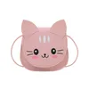 Cartoon Cat Children Mini Torby Na Ramię Baby Girls Fashion Accessory Coin Torebki Torebki Chłopcy Dzieci Mały Crossbody Torba