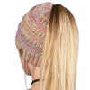 Vendita all'ingrosso Autunno Inverno Donne colorate Cappelli di lana lavorati a maglia Antivento Elastico Morbido Addensare Cappello caldo Berretti a maglia Berretto a sfera DH0630 T03