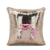 Stile sirena con paillettes fodera per cuscino cuscino per sublimazione federa decorativa che cambia colore regali ragazza C A