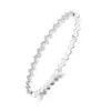 Lokaer Trendy Clay Pave Impostazione Geometria di cristallo Braccialetto per le donne Scintillante Bracciale in acciaio inossidabile Gioielli B21039 Q0717