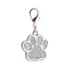 Id Dog039S Pet Paw Aluminum Dog Alloy Blank Tags 양극화 된 표면 레이저 조각 가능한 Identity 태그 NWQ27130027