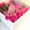 Artificielle Rose Fleur Savon Fleurs Saint Valentin Cadeaux Roses Décor De Mariage Cadeau D'anniversaire