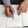 YouPin Kaco Brio preto / branco caneta de fonte com saco de tinta caixa de caixa de saco de armazenamento 0.3mm Nib metal caneta de inking para escrever caneta de assinatura Y200709