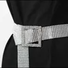 2022ファッションラインストーンベルトレディーススカートジーンズ装飾高品質ベルト女性の高級デザイナーブランドゴールドシルバーG220301