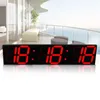 Wall Clocks Remote Control Oversize Led Clock 3D Big Screen Digital Timer 6 Digits Stopwatch Countdown Alarm