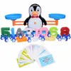 Digitale Aap Pinguïn Balancing Scale Educatieve Math Number Board Game Kids Leren Montessori Mathematics Toys Factory Beste