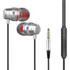 Metal bedrade oortelefoons in oorhoofdtelefoons stereomicrofoon voor iPhone 6 plus Samsung Android 3,5 mm -jack -smartphones