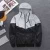 Full Reflective Windbreaker Jacket Men Hoodie Spring Oversized 5xl Outwear Fluorescent Printed Coat Hip Hop Streetwear 211214