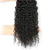 Ali Magic mongol Afro crépus bouclés cheveux en vrac pour tresses 100g faisceaux de cheveux humains en vrac Extensions de cheveux couleur noire naturelle