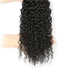 Ali Magic Mongolian Afro Kinky Curly Cabello a granel para trenzas 100g Paquetes de cabello humano a granel Extensiones de cabello Color negro natural