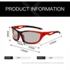 Güneş Gözlüğü Polarize Erkekler Marka Tasarımcısı Kare Spor Polaroid Güneş Gözlükleri Sürüş için Gözlük Siyah Çerçeve Gözlük UV400