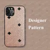 Luxury Design Phone Cases for iPhone 13 13pro 12 Mini 12pro 11 Pro Xs Max X Xr 8 7 Plus PU Leather TPU Soft Case Back Famous Cover