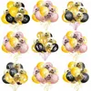 Party Decoration 15pcs Birthday Balloons 12inch Latex Confetti Balloon 16th 21st 30th 60th 80th Anniversary Decorations