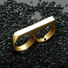 Moda de luxo preto anel banda designer ouro prata cor aço inoxidável anéis masculinos para menino amizade anel simples jóias ma5763472