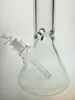 Glass Hookah Beaker Bong 14inch 7mm with 14/19mm Downstem and bowl 1100G/Pc GB029