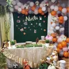 ウッドランドジャングル野生動物風船ガーランドアーチヘッジホッグリスアライグマのホイルバルーン子供の誕生日パーティーの装飾210719