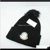 Beanieskull Hats Scarves Handskar Tillbehör Drop Delivery 2021 Winter Fashion Bucket Hat With Letters Street Baseball Cap Ball Cap303x