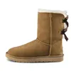 Hommes botte Australie Australie Neige Mode Bottes D'hiver Rose Bleu Jaune Classique Mini Et Court Femmes Chaud Bottes Décontractées femme