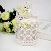 Candle Holders Birdcage Candlestick Creative White Metal Tealight Holder Wedding Centerpieces Tables Iron Home Decor