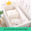 Conjuntos de cama 5 pçs / set Born infantil conjunto coroa almofada de almofada de algodão criança bebê cama Berro amortecedor garota meninos