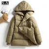 Winter Thick Warm Down Coat Women Oversized Hooded Puffer Jacket Female Bat Sleeve Plus size Casual Loose Overcoat Lady 210913