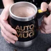 Кружки авто смешивая кружка супер удобная электрическая чашка из нержавеющей машины для кофейного чая шоколадное молоко f