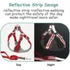 Dog Collar Leashes Reflekterande Harness Vest och Leash Set Valp Andas Mesh Nej Drag för Små Medium Dogs Pug Pet Supplies