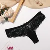 3 Pièces Culotte Femme Dentelle Sexy G-String Slip Lingerie Taille Basse Entrejambe Coton Femme String T-back Femme Sous-Vêtements Pour Femme Y0823