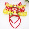 X39 décorations adultes et enfants habiller boucle tête de père Noël bonhomme de neige wapiti cheveux cerceau variété