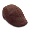 Hat Golf Newsboy Classic Wool Cap Nieuwe Herringbone Duckbill Hats