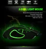 Wired Gaming Mouse Silent Game Mouse Gamer Kabel USB 6 Knappar Ergonomiska Möss Färgrik LED Optisk muse för PC-datorspel X9